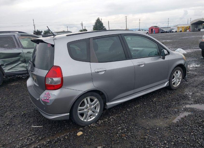 Photo 4 of 2007 Honda Fit SPORT (VIN JHMGD38657S018889)