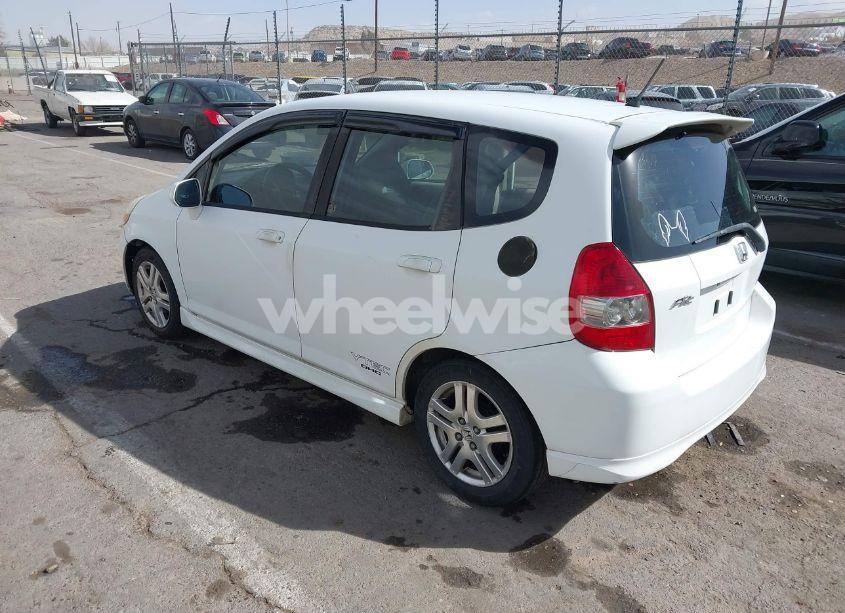 Photo 3 of 2007 Honda Fit SPORT (VIN JHMGD38657S030086)