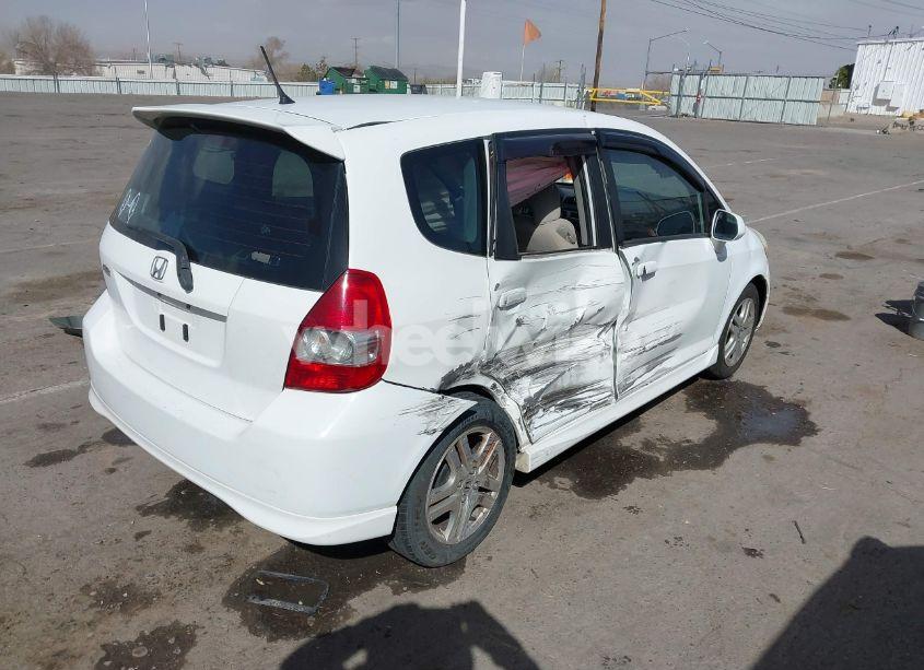 Photo 4 of 2007 Honda Fit SPORT (VIN JHMGD38657S030086)