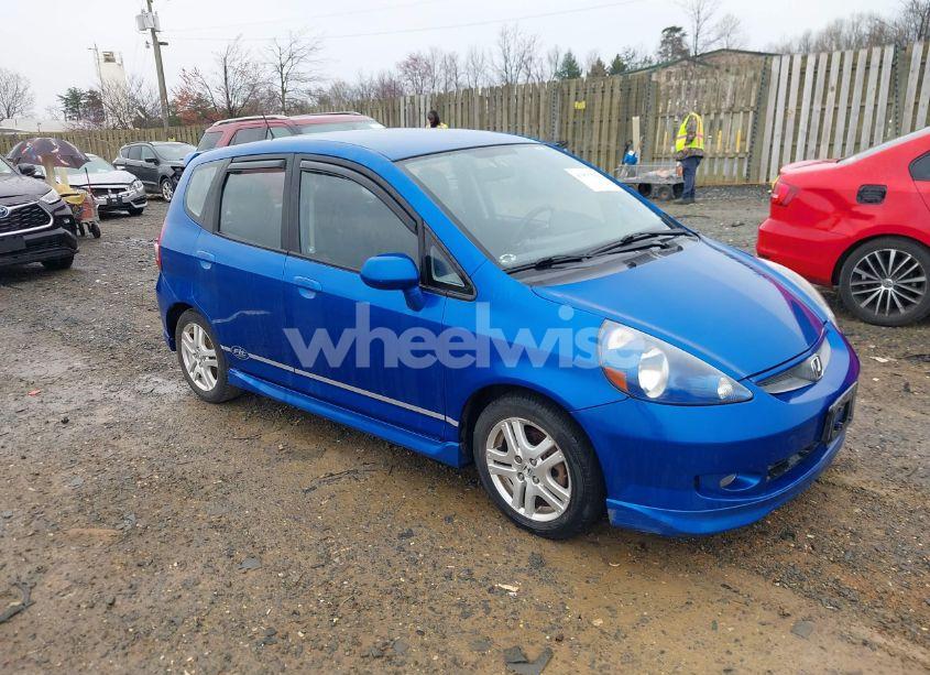 2007 Honda Fit SPORT (VIN JHMGD38657S041539) main photo