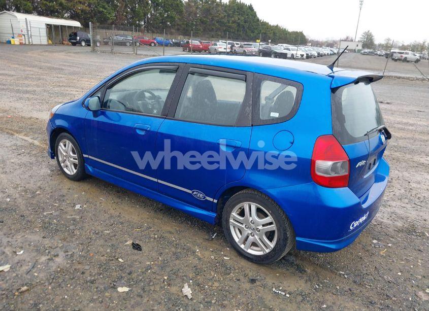 Photo 3 of 2007 Honda Fit SPORT (VIN JHMGD38657S041539)