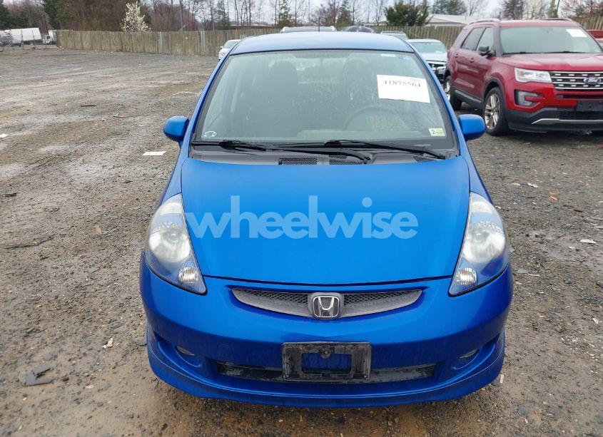 Photo 6 of 2007 Honda Fit SPORT (VIN JHMGD38657S041539)