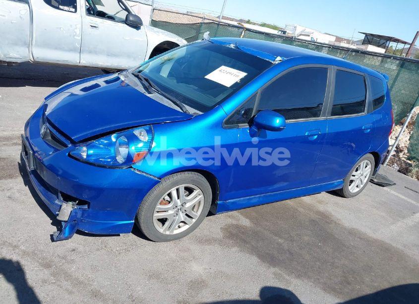 Photo 12 of 2007 Honda Fit SPORT (VIN JHMGD38657S047762)