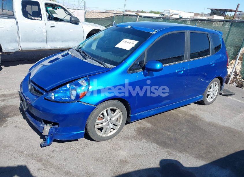 Photo 2 of 2007 Honda Fit SPORT (VIN JHMGD38657S047762)