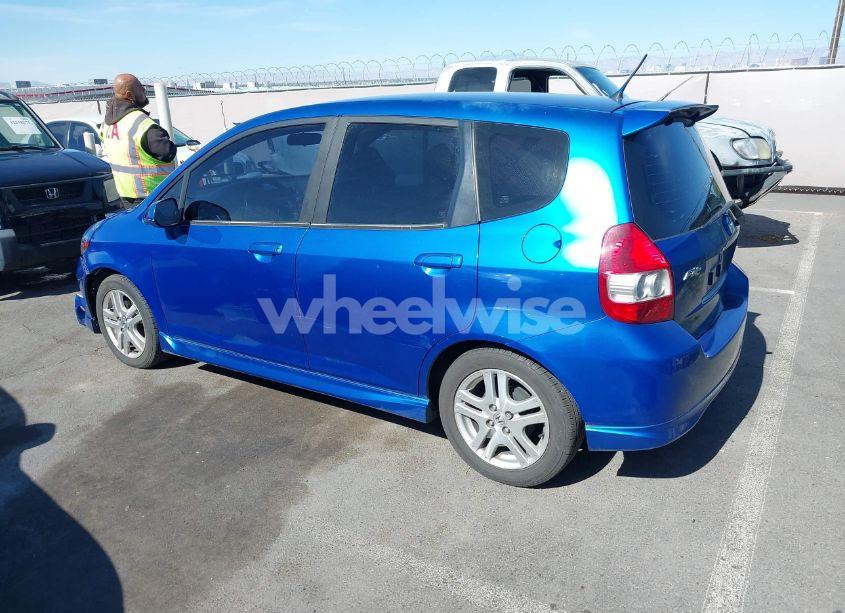 Photo 3 of 2007 Honda Fit SPORT (VIN JHMGD38657S047762)