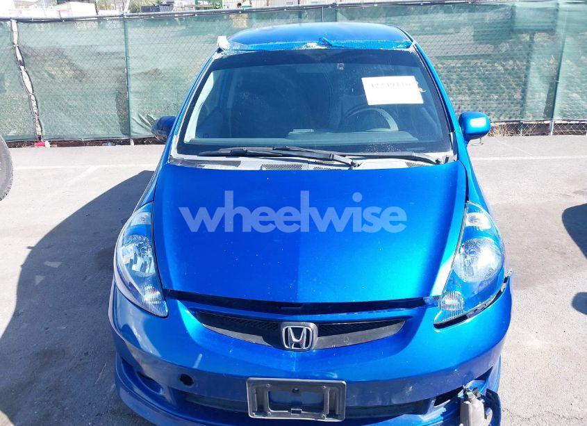 Photo 6 of 2007 Honda Fit SPORT (VIN JHMGD38657S047762)