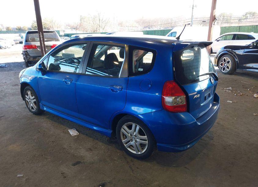 Photo 3 of 2007 Honda Fit SPORT (VIN JHMGD38657S063587)