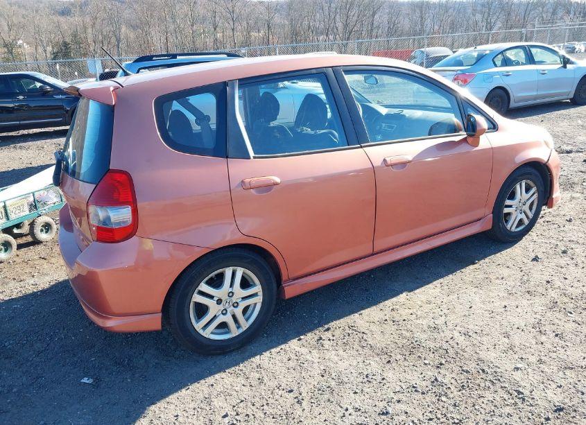 Photo 4 of 2008 Honda Fit SPORT (VIN JHMGD38658S003200)