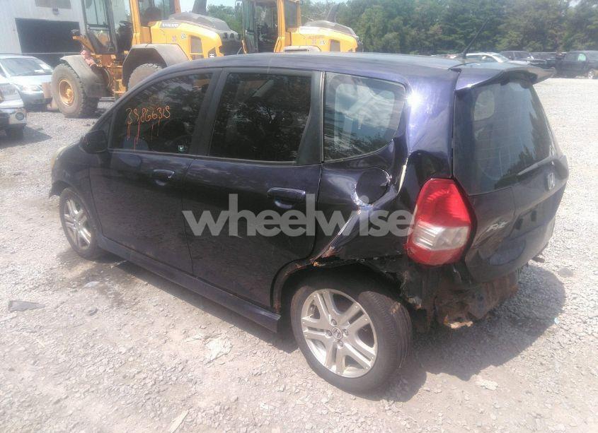 Photo 3 of 2008 Honda Fit SPORT (VIN JHMGD38658S011510)