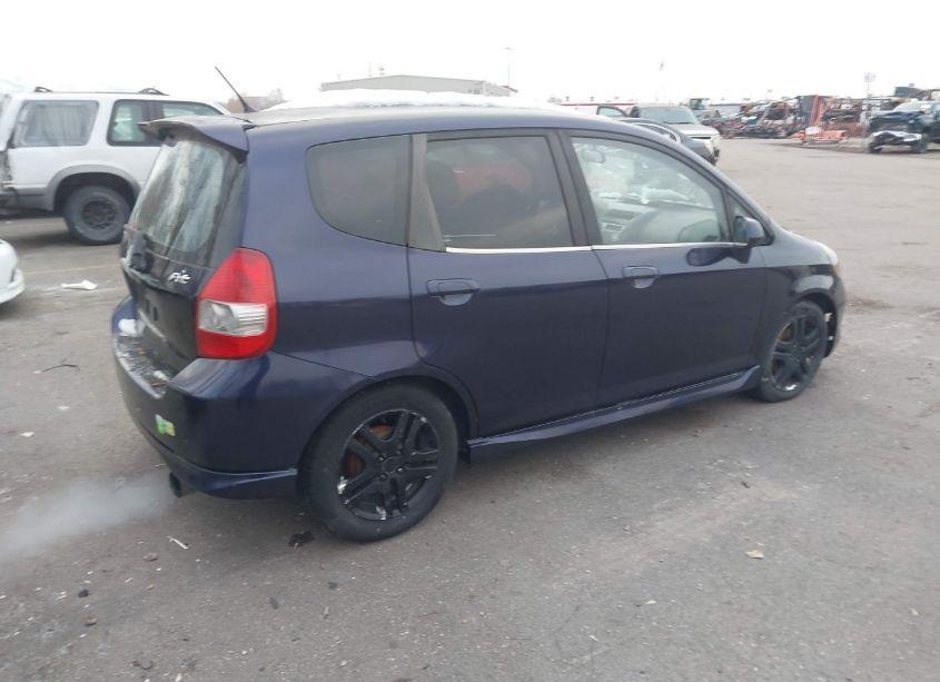 Photo 4 of 2008 Honda Fit SPORT (VIN JHMGD38658S015153)