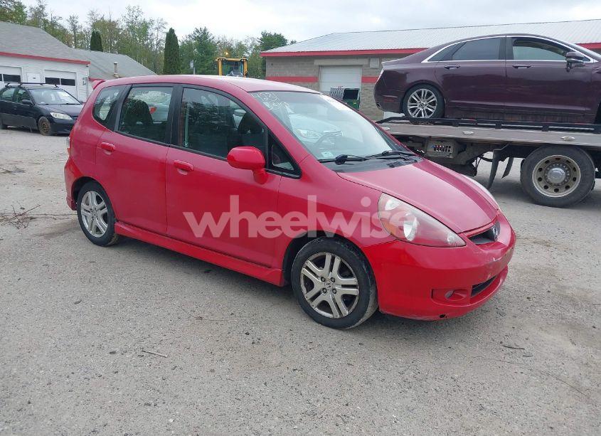 2008 Honda Fit SPORT (VIN JHMGD38658S020529) main photo