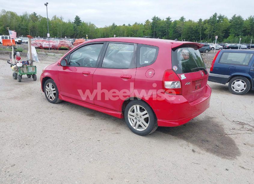 Photo 3 of 2008 Honda Fit SPORT (VIN JHMGD38658S020529)