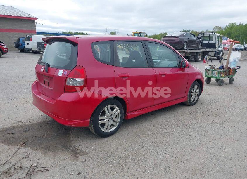 Photo 4 of 2008 Honda Fit SPORT (VIN JHMGD38658S020529)