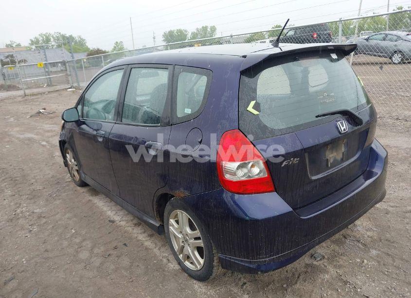 Photo 3 of 2008 Honda Fit SPORT (VIN JHMGD38658S022975)