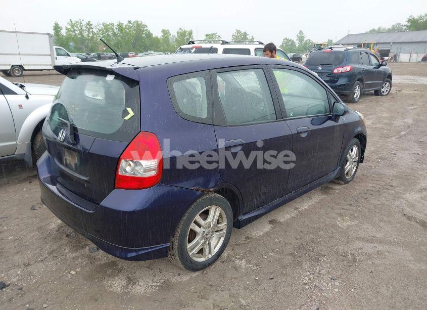 Photo 4 of 2008 Honda Fit SPORT (VIN JHMGD38658S022975)
