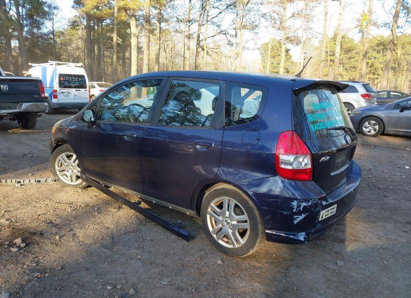 Photo 3 of 2008 Honda Fit SPORT (VIN JHMGD38658S050789)
