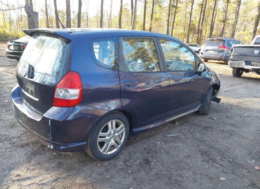 Photo 4 of 2008 Honda Fit SPORT (VIN JHMGD38658S050789)
