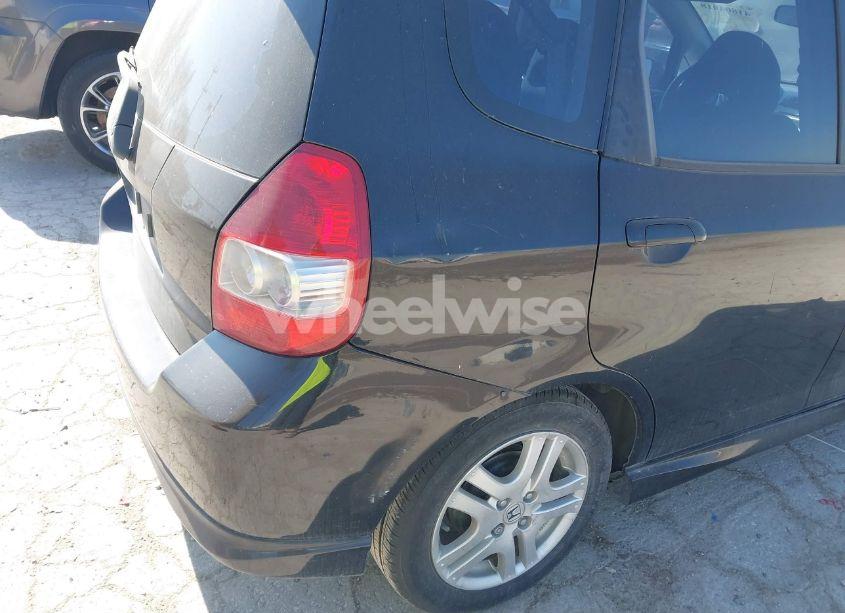Photo 6 of 2007 Honda Fit SPORT (VIN JHMGD38667S003012)