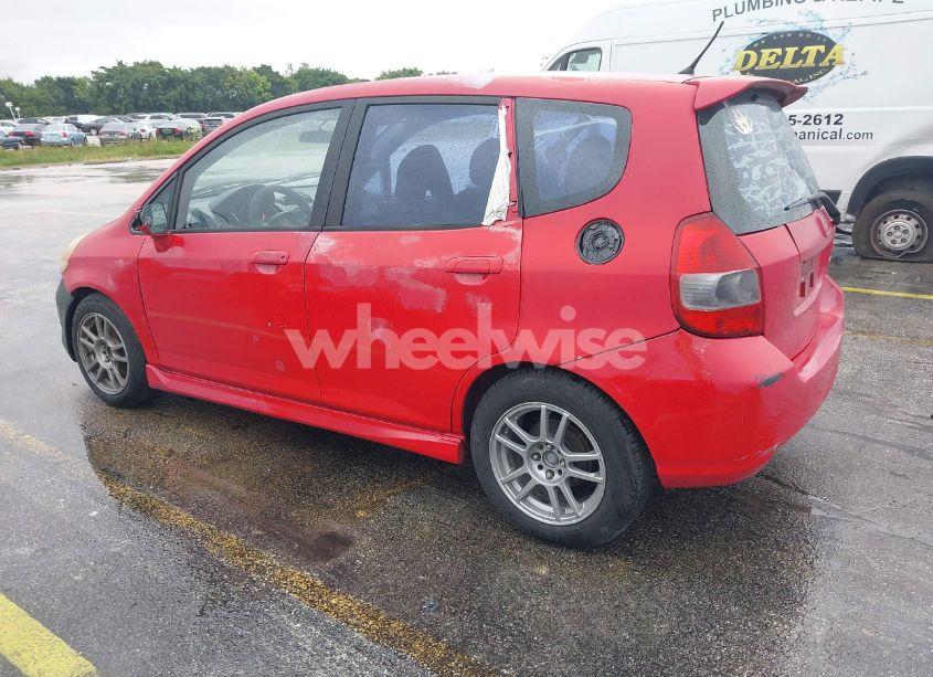 Photo 3 of 2007 Honda Fit SPORT (VIN JHMGD38667S011658)