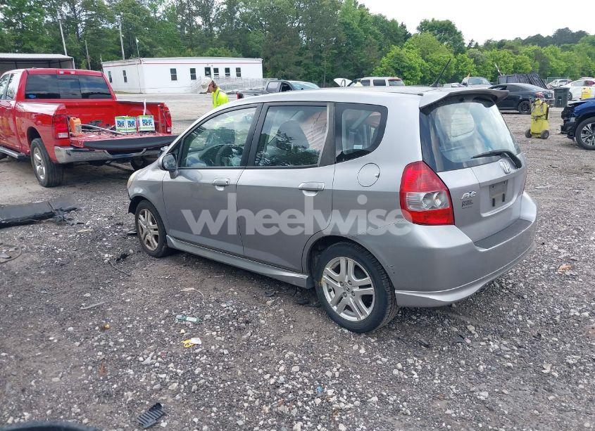 Photo 3 of 2007 Honda Fit SPORT (VIN JHMGD38667S030095)
