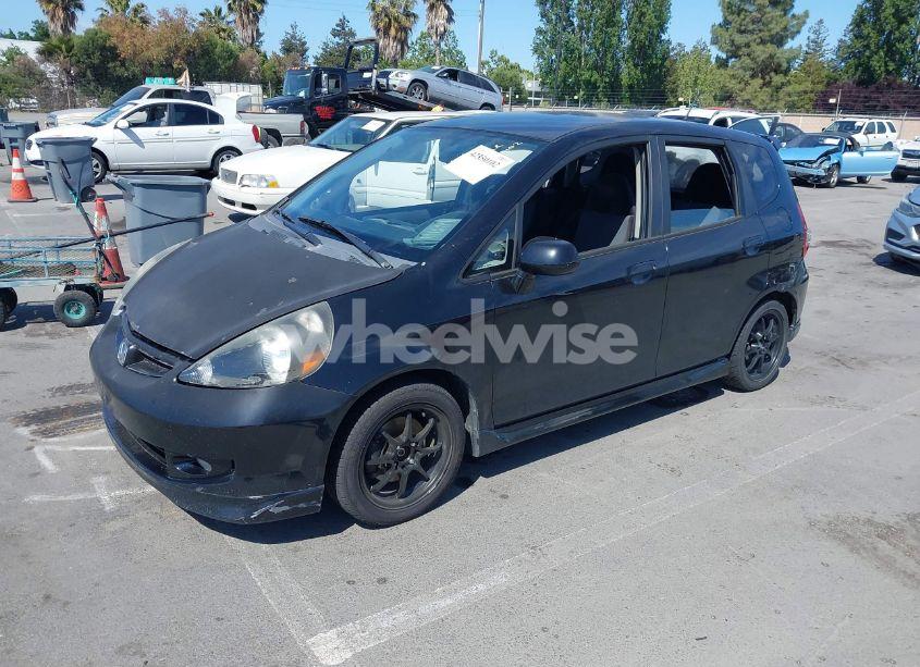 Photo 2 of 2007 Honda Fit SPORT (VIN JHMGD38667S060679)