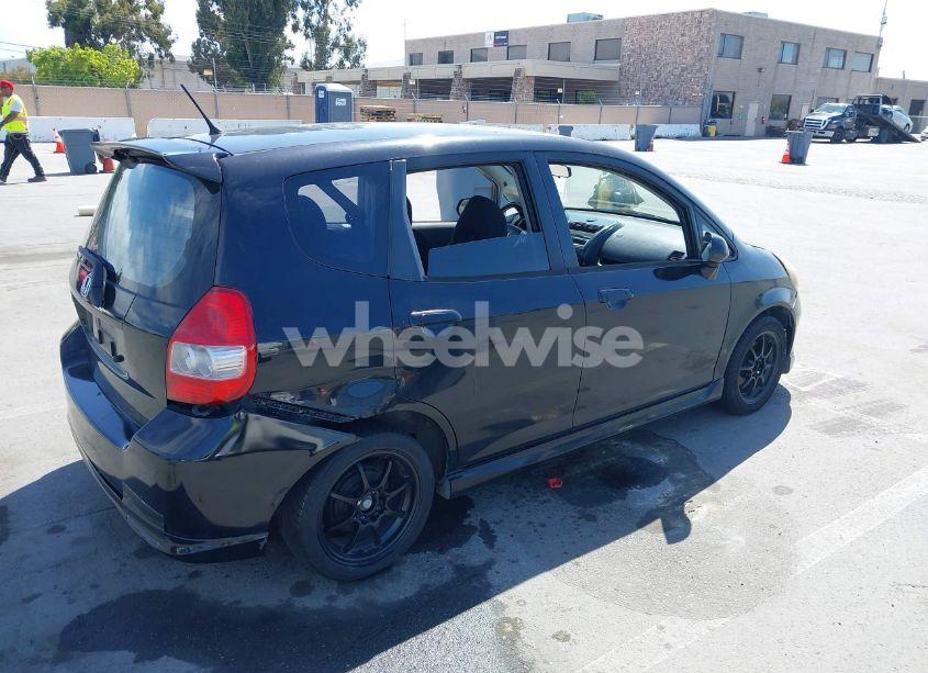 Photo 4 of 2007 Honda Fit SPORT (VIN JHMGD38667S060679)