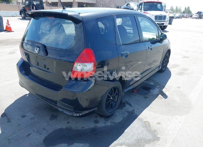 Photo 6 of 2007 Honda Fit SPORT (VIN JHMGD38667S060679)