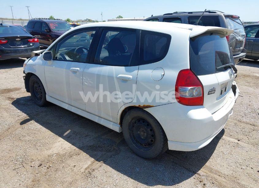 Photo 3 of 2007 Honda Fit SPORT (VIN JHMGD38667S062478)