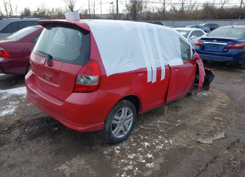 Photo 4 of 2008 Honda Fit SPORT (VIN JHMGD38668S029157)