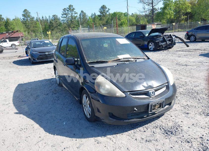 2007 Honda Fit SPORT (VIN JHMGD38677S001107) main photo