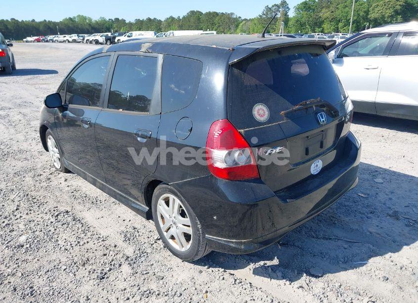 Photo 3 of 2007 Honda Fit SPORT (VIN JHMGD38677S001107)