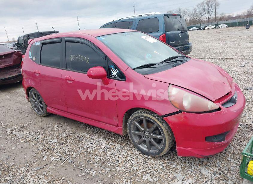 2007 Honda Fit SPORT (VIN JHMGD38677S021695) main photo