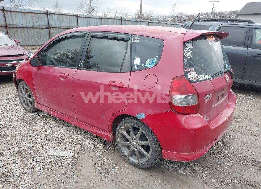 Photo 3 of 2007 Honda Fit SPORT (VIN JHMGD38677S021695)