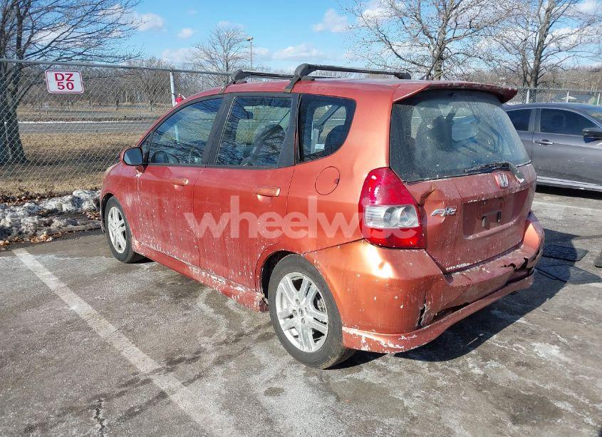 Photo 3 of 2007 Honda Fit SPORT (VIN JHMGD38677S029134)
