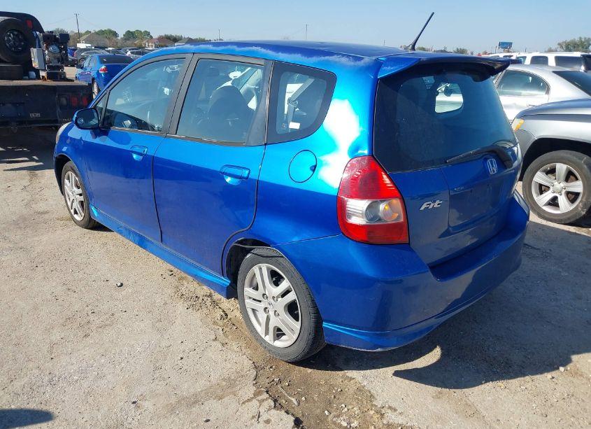 Photo 3 of 2007 Honda Fit SPORT (VIN JHMGD38677S042725)