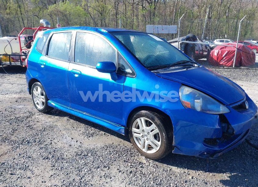 2007 Honda Fit SPORT (VIN JHMGD38677S049223) main photo