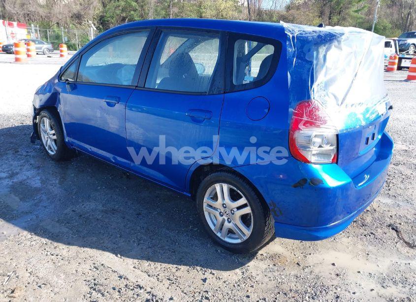 Photo 3 of 2007 Honda Fit SPORT (VIN JHMGD38677S049223)