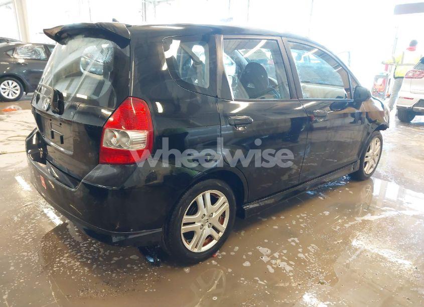 Photo 4 of 2007 Honda Fit SPORT (VIN JHMGD38677S051313)