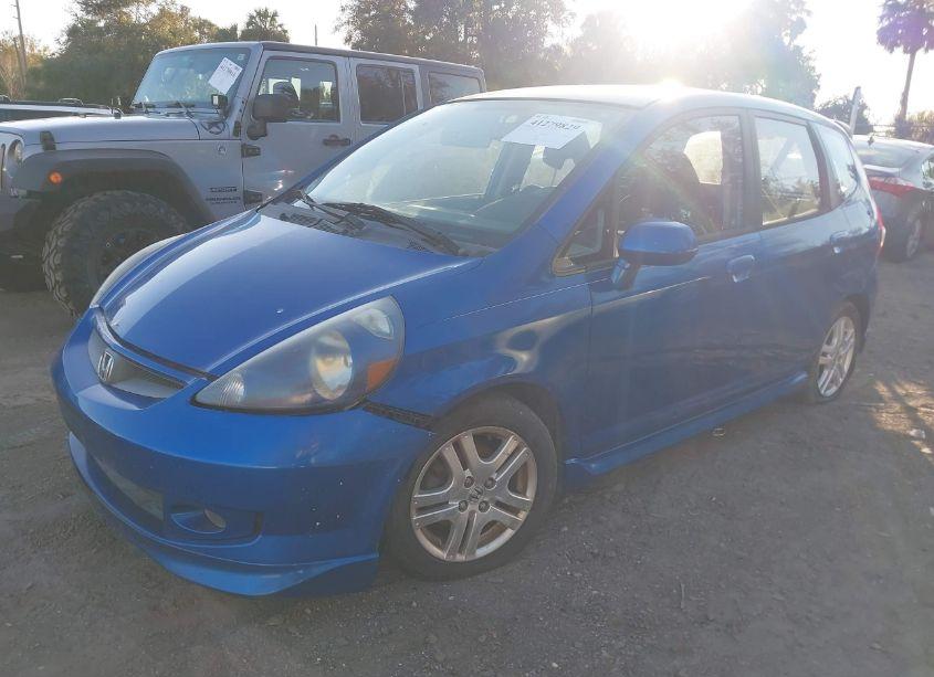 Photo 2 of 2007 Honda Fit SPORT (VIN JHMGD38677S055653)