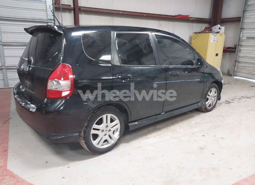 Photo 4 of 2007 Honda Fit SPORT (VIN JHMGD38677S059105)