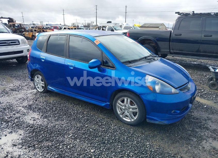2007 Honda Fit SPORT (VIN JHMGD38677S060383) main photo