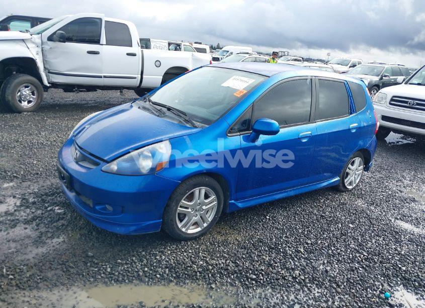 Photo 2 of 2007 Honda Fit SPORT (VIN JHMGD38677S060383)