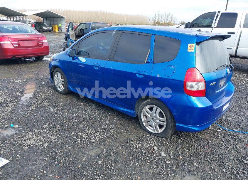 Photo 3 of 2007 Honda Fit SPORT (VIN JHMGD38677S060383)