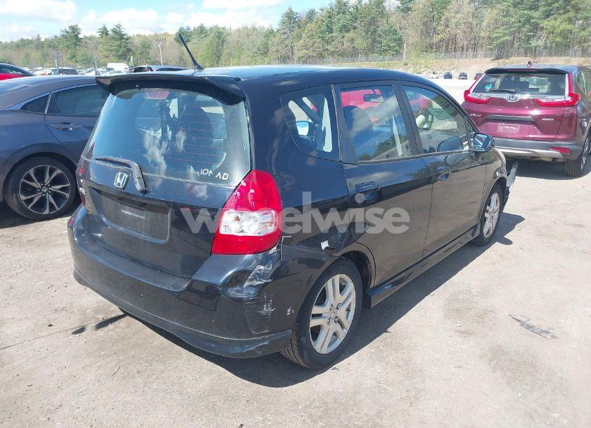 Photo 4 of 2008 Honda Fit SPORT (VIN JHMGD38678S002548)