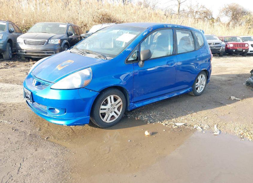 Photo 2 of 2008 Honda Fit SPORT (VIN JHMGD38678S013615)
