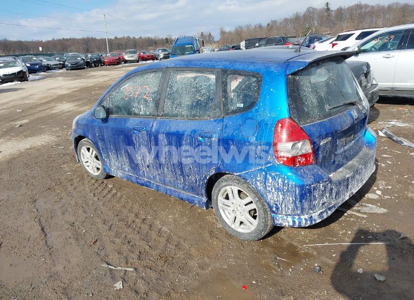 Photo 3 of 2008 Honda Fit SPORT (VIN JHMGD38678S022430)
