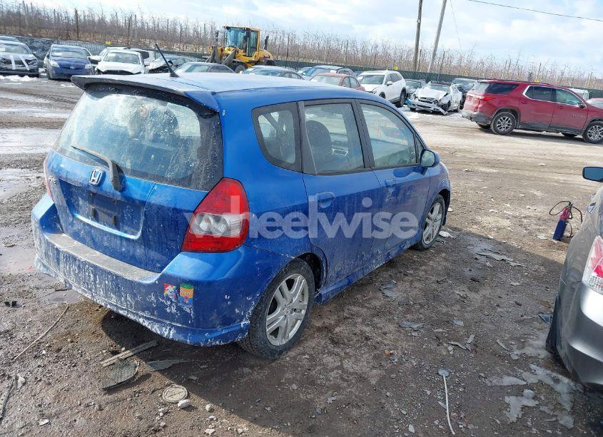 Photo 4 of 2008 Honda Fit SPORT (VIN JHMGD38678S022430)
