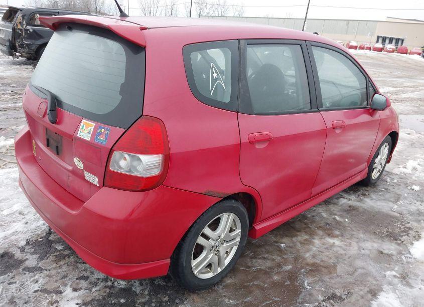 Photo 4 of 2008 Honda Fit SPORT (VIN JHMGD38678S045030)
