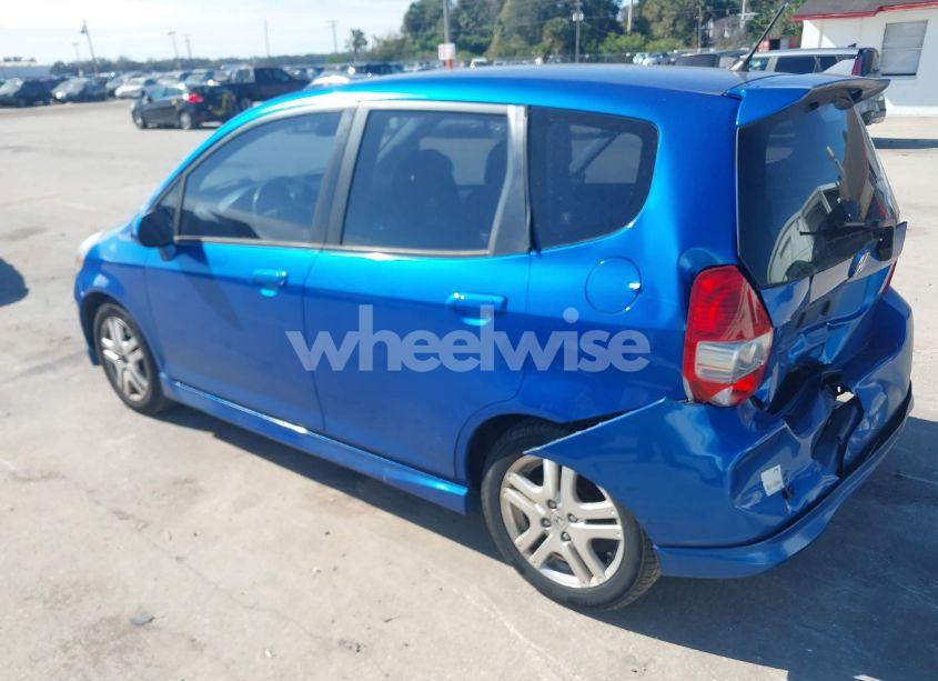 Photo 3 of 2008 Honda Fit SPORT (VIN JHMGD38678S046016)