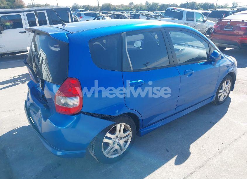 Photo 4 of 2008 Honda Fit SPORT (VIN JHMGD38678S046016)